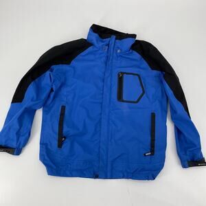 KILLTEC Jacket Blue Wind Waterproof Breathable Lightweight Youth Sz 10